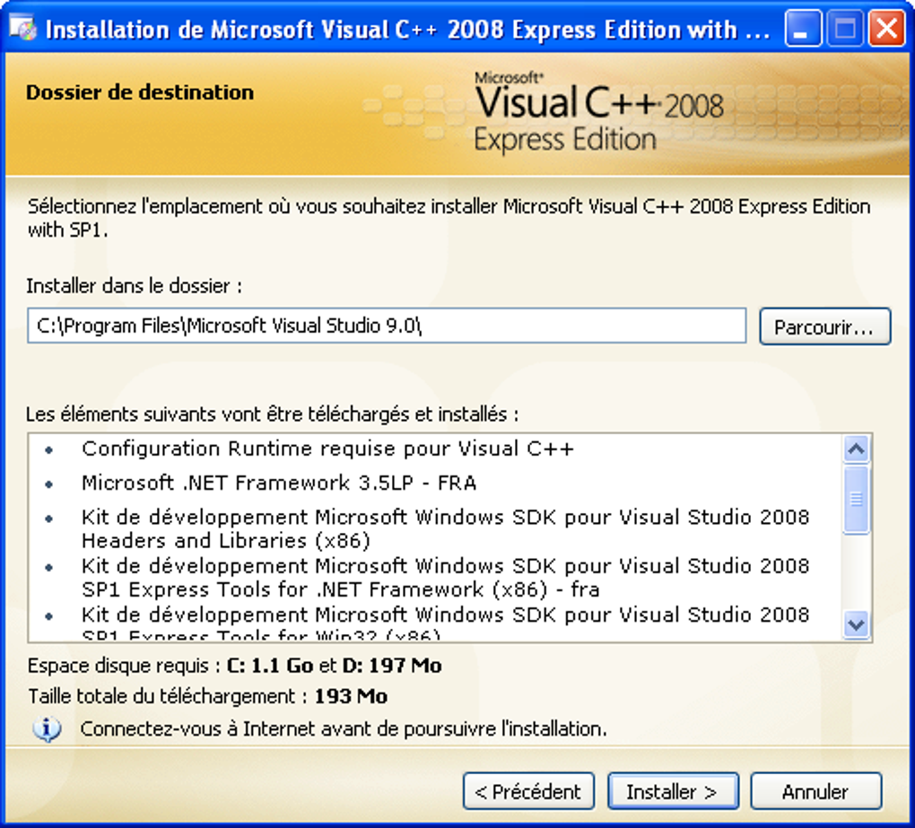 Microsoft Visual C++ 2008 — Скачать