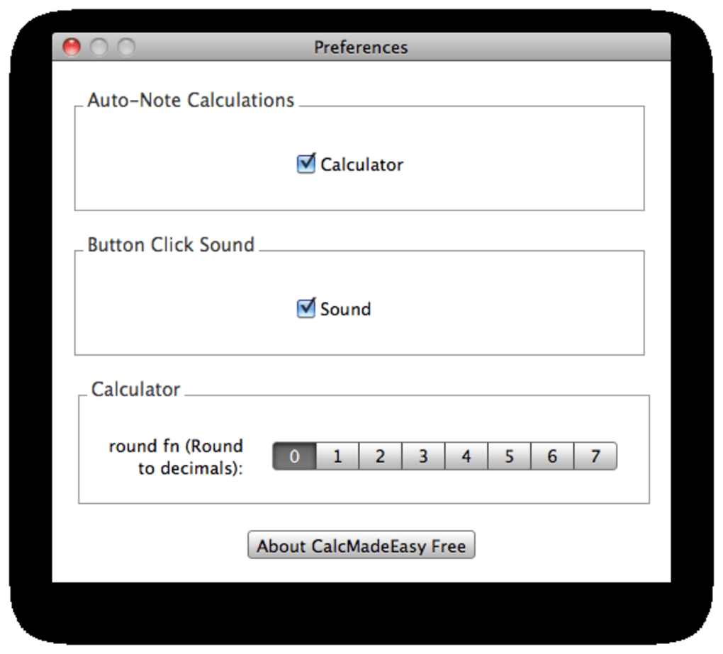 Calculator for mac download