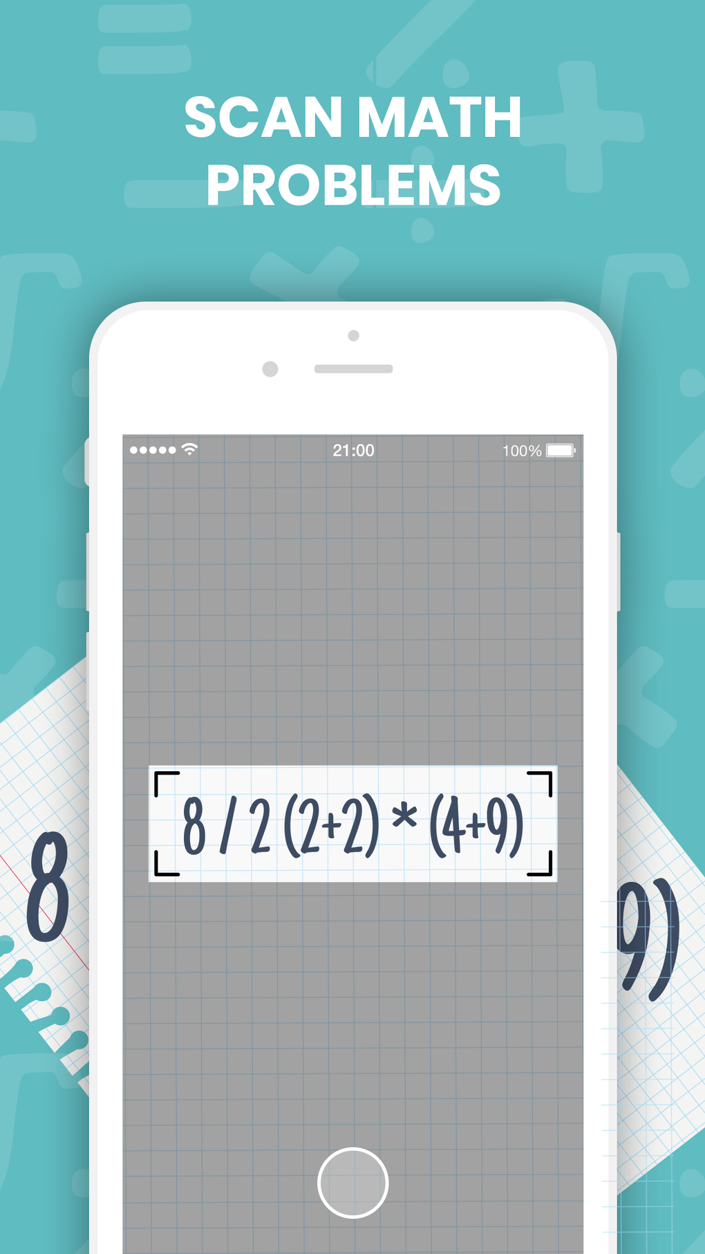 IPhone Calculator Math Problem Sum 