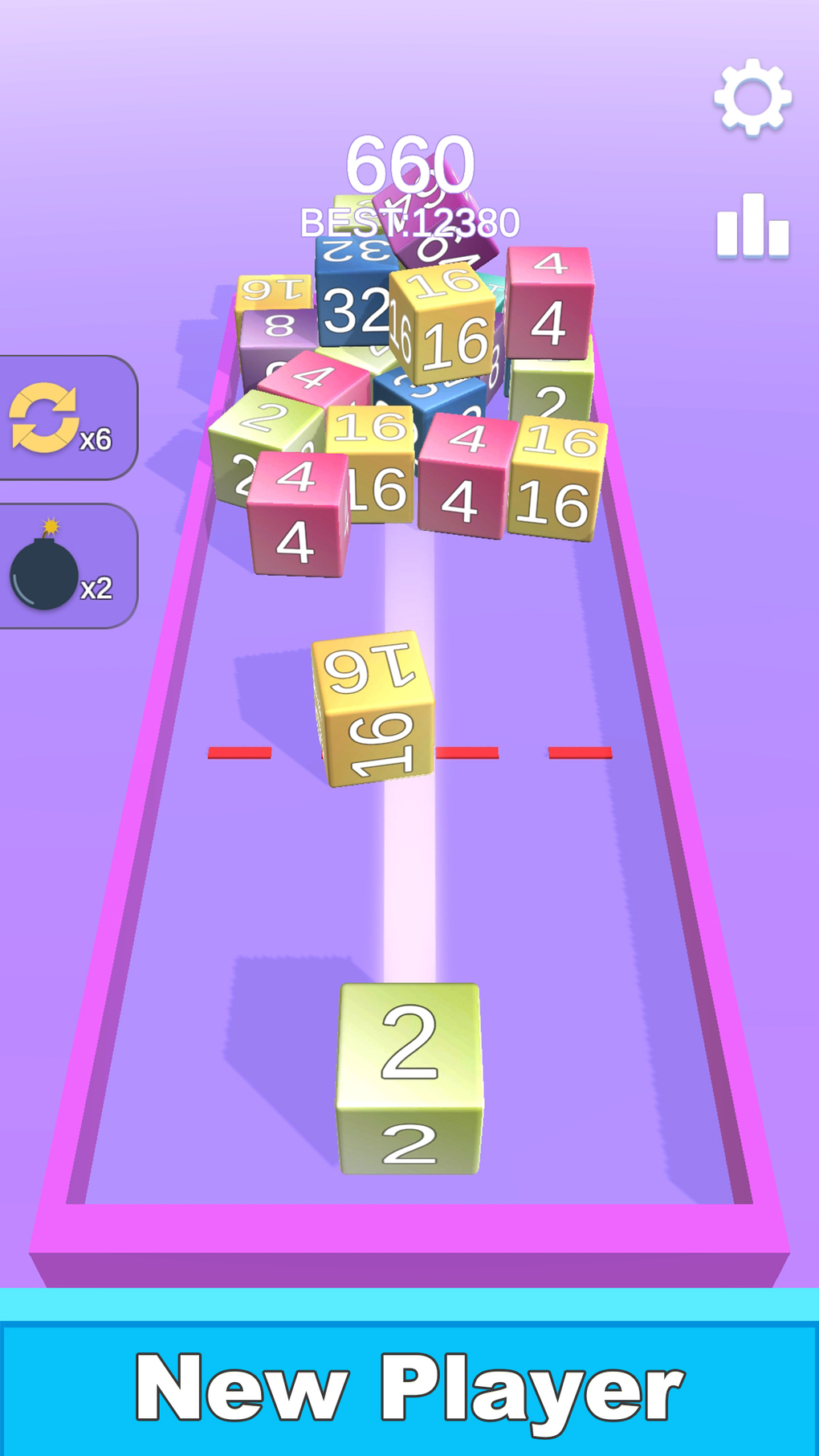 Merge2048 - shooting block 3D для iPhone — Скачать