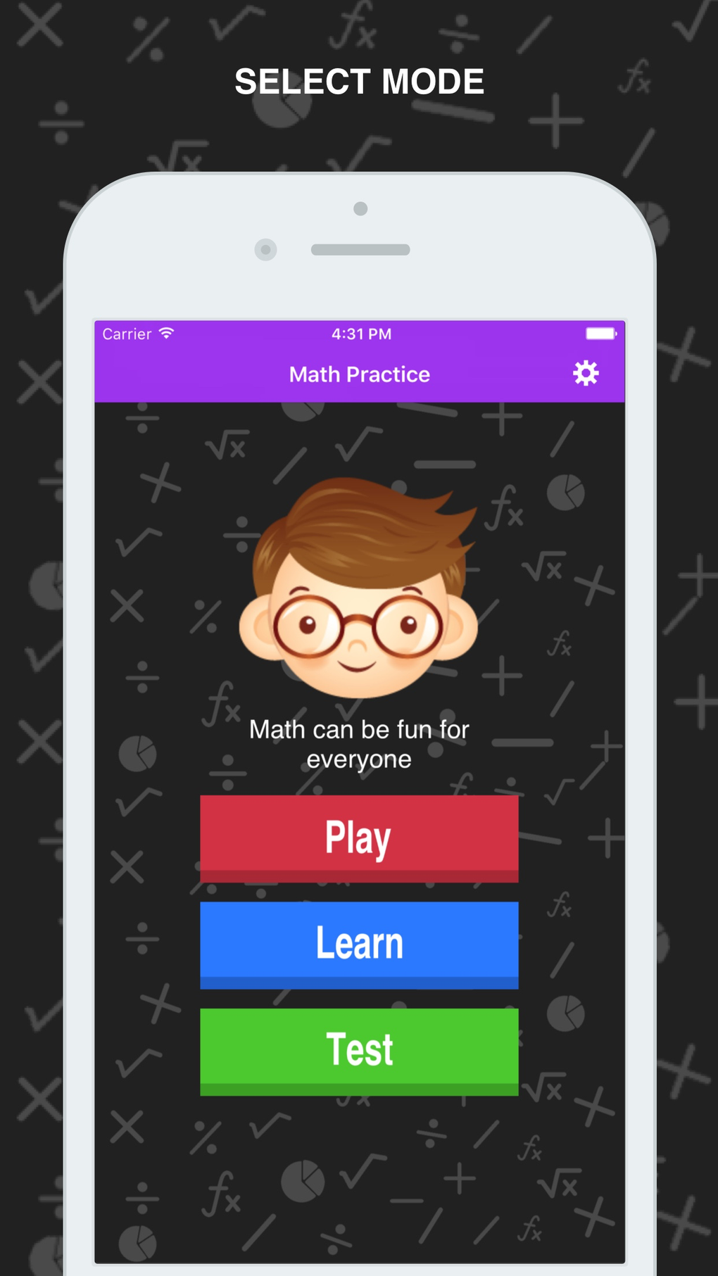 Math Practice - Fun game for kids and young ones для iPhone — Скачать