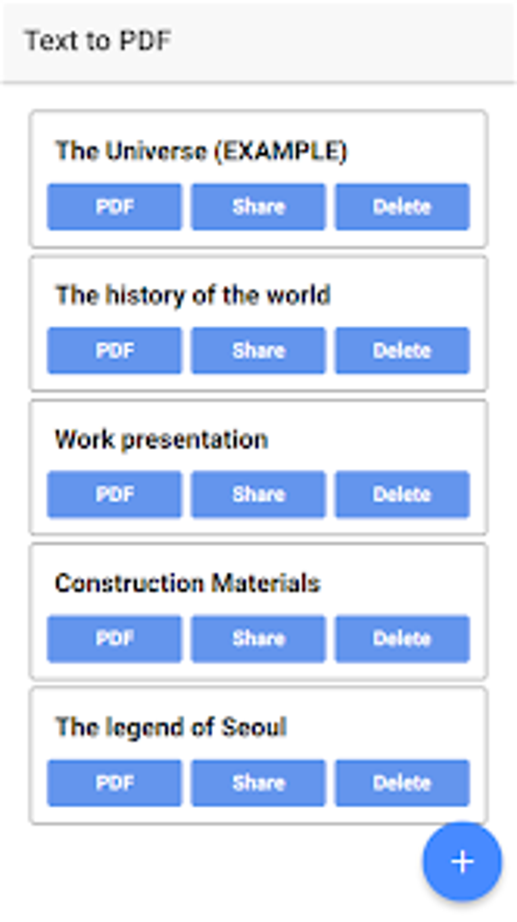Text To PDF Para Android Descargar