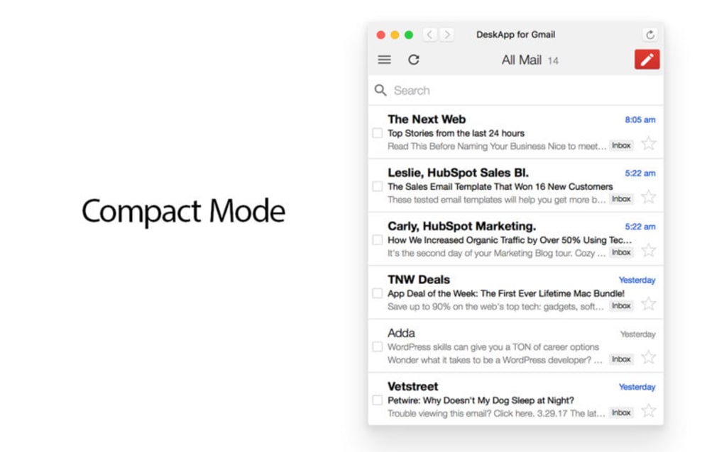 desktop app for gmail mac free