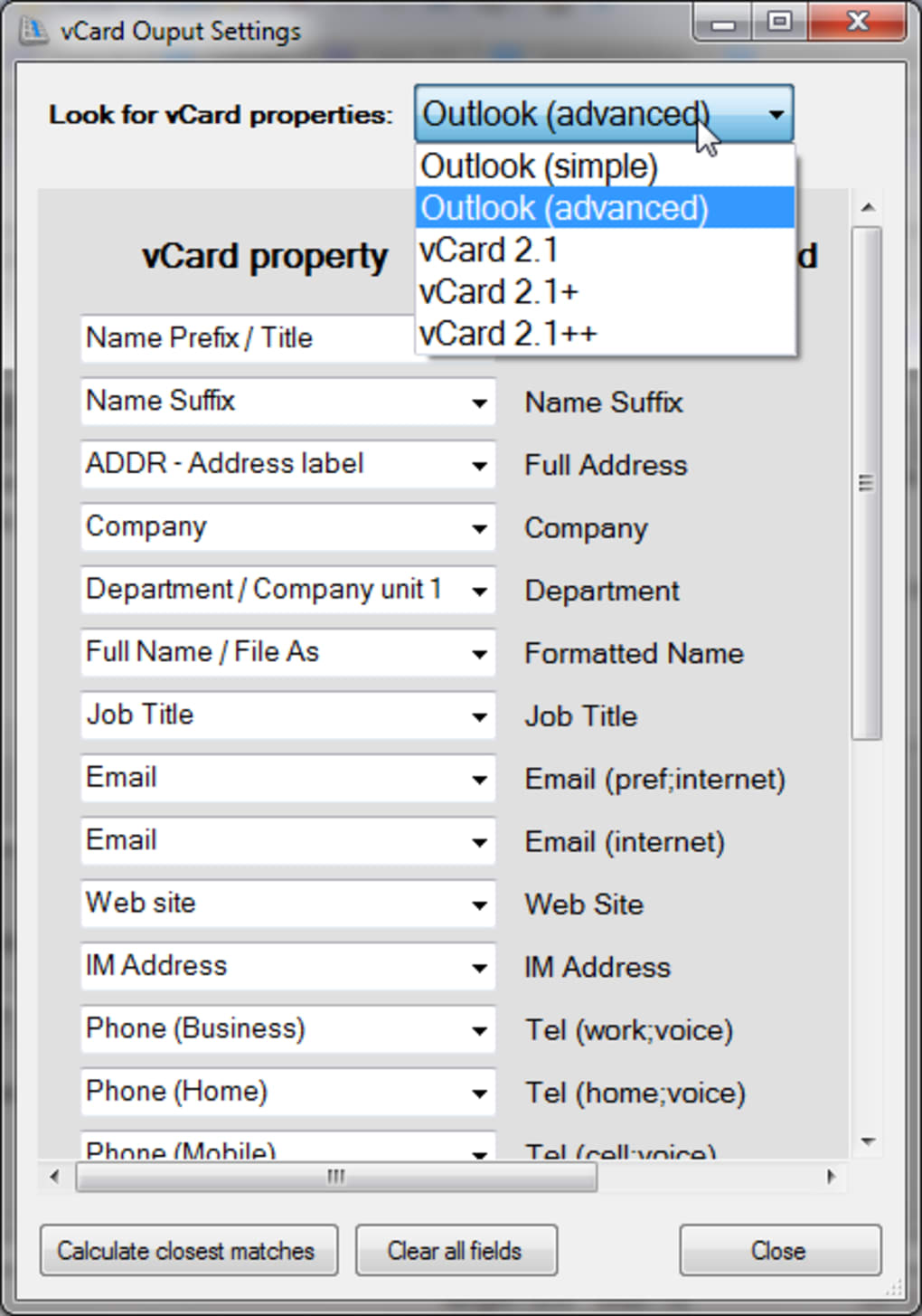 vcard converter for mac