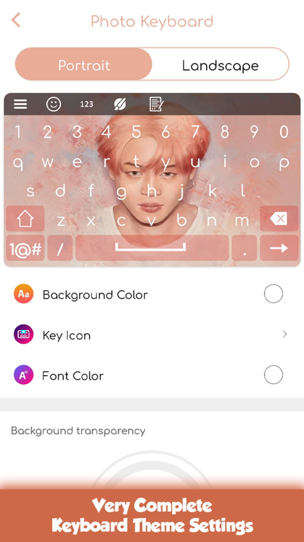 BTS Jimin Keyboard LED Theme для Android — Скачать