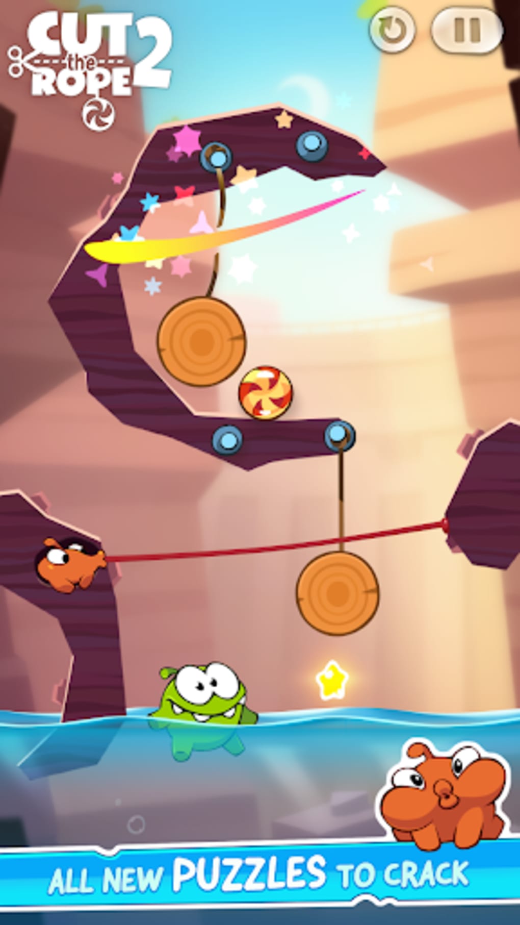 cut the rope 2 in game