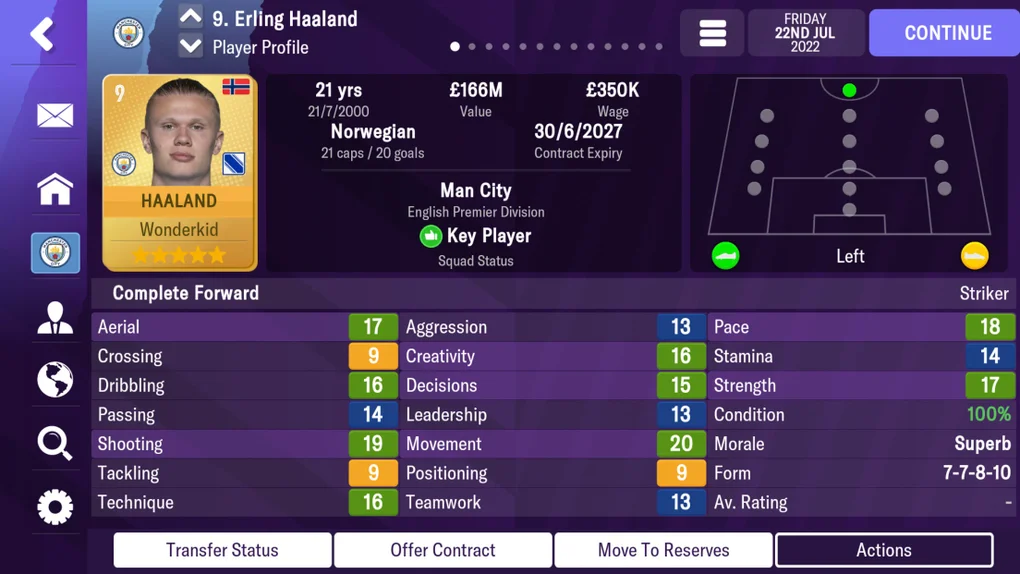 Football Manager 2023 Mobile”: game chega ao Android com torneios da Uefa