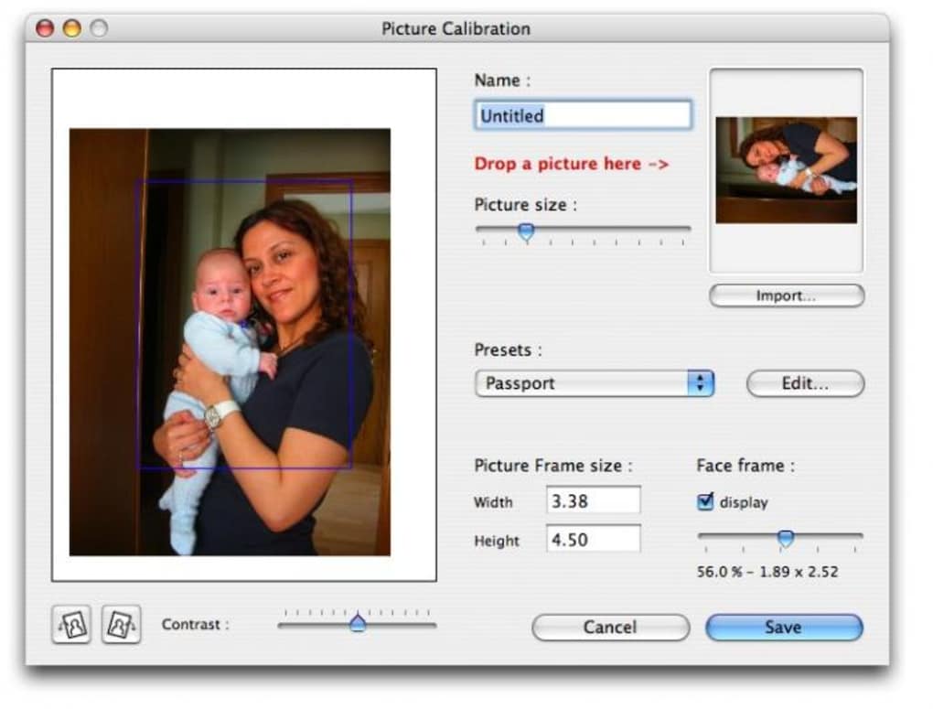 passport size photo software for mac