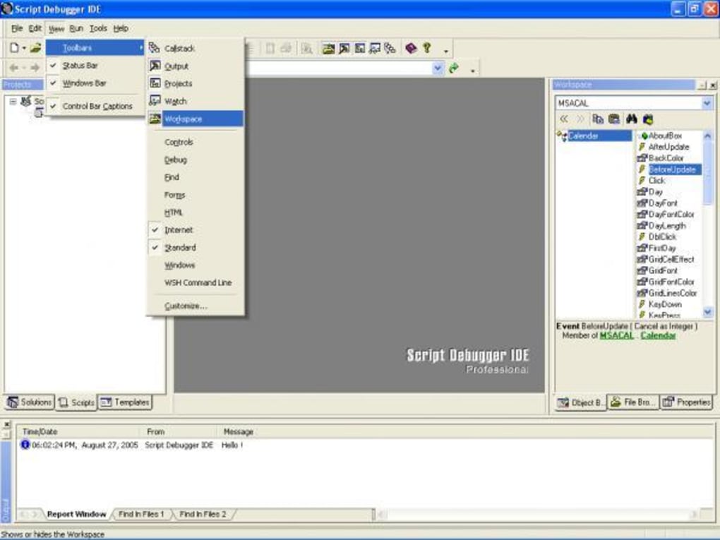 microsoft script debugger for qtp 11 download