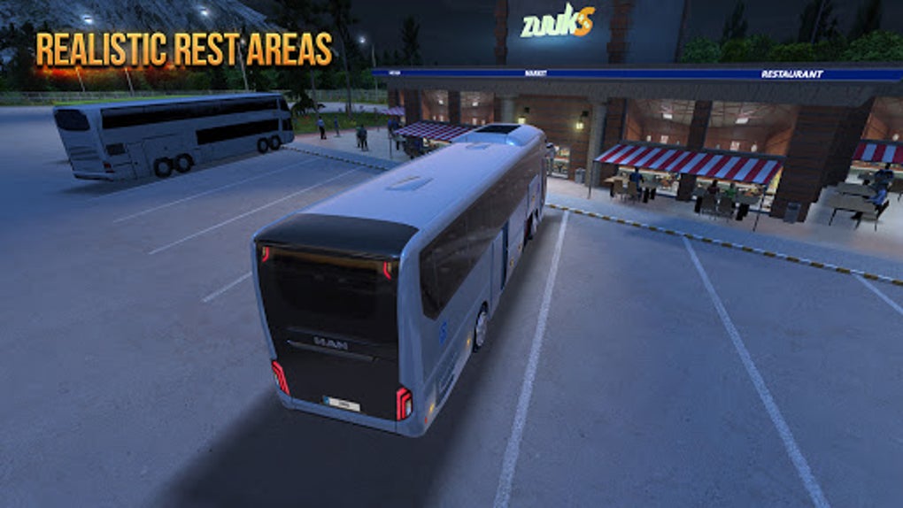 bus simulator 18, make sure the passengers eats