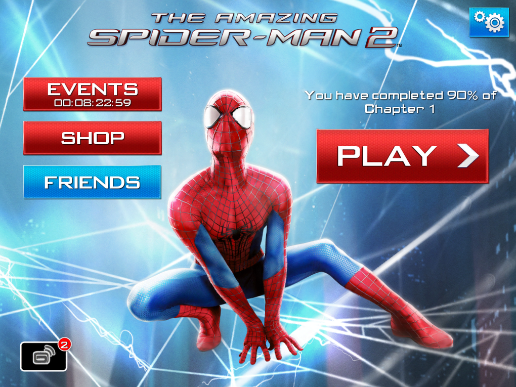 Jogo espetacular homem aranha 2