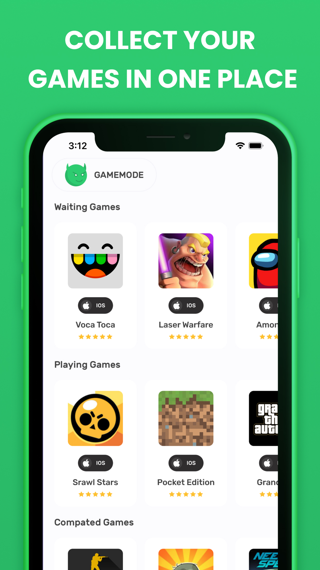 GAMEMODE - Collect your games. для iPhone — Скачать