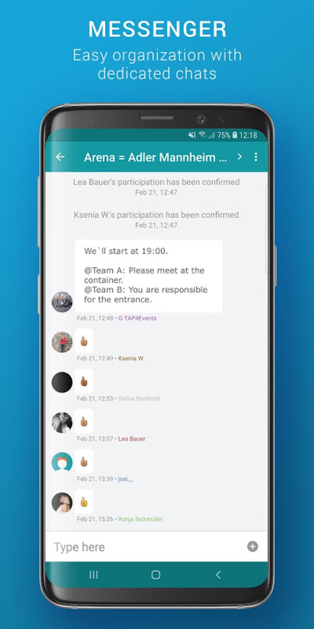 timee Organizer, Team Calendar & Group Chat APK Android 版 下载