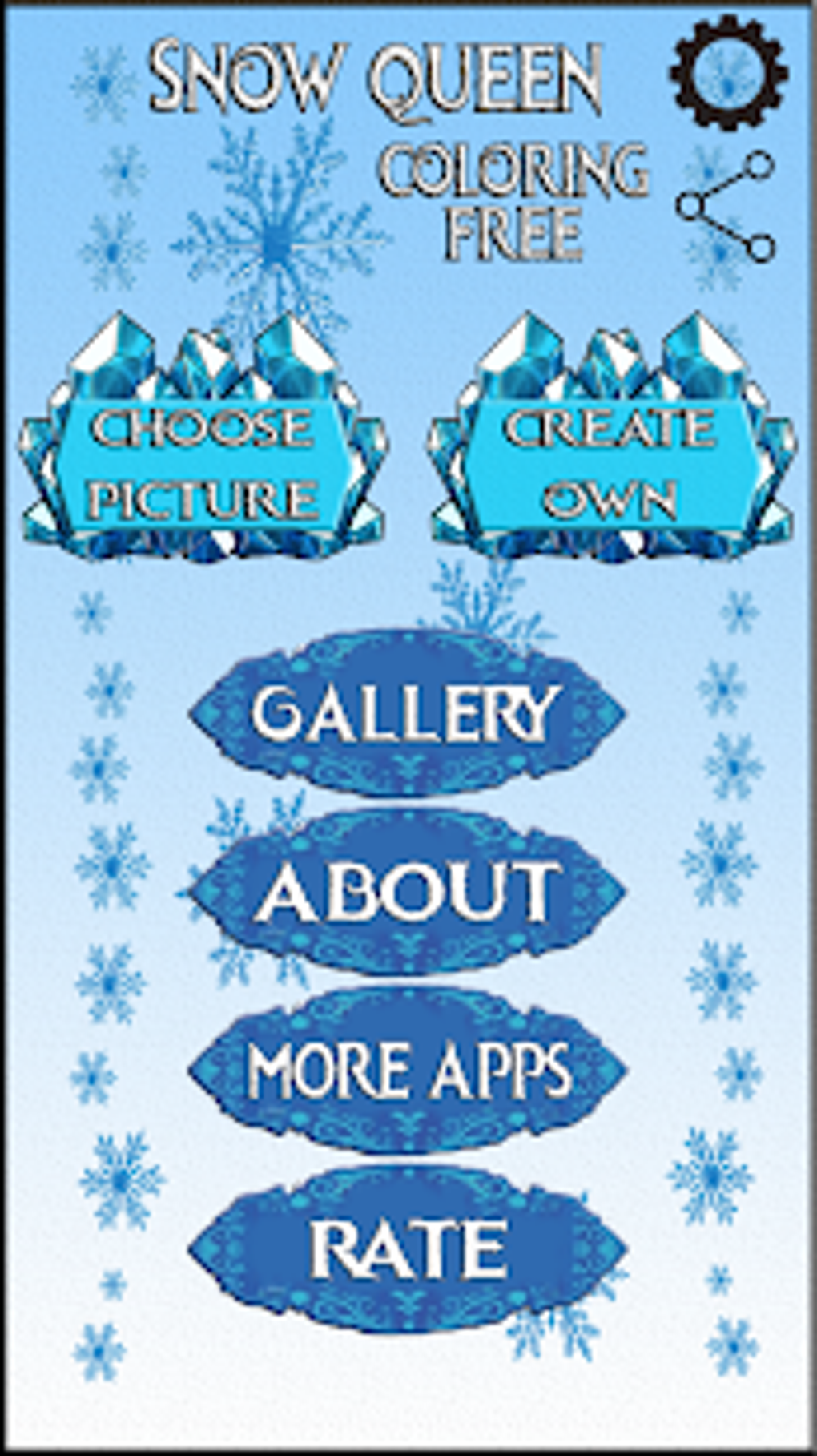 Android için Snow Queen Coloring Free APK - İndir