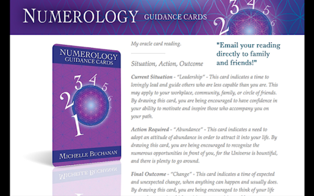 Numerology Guidance Cards for Android - Download