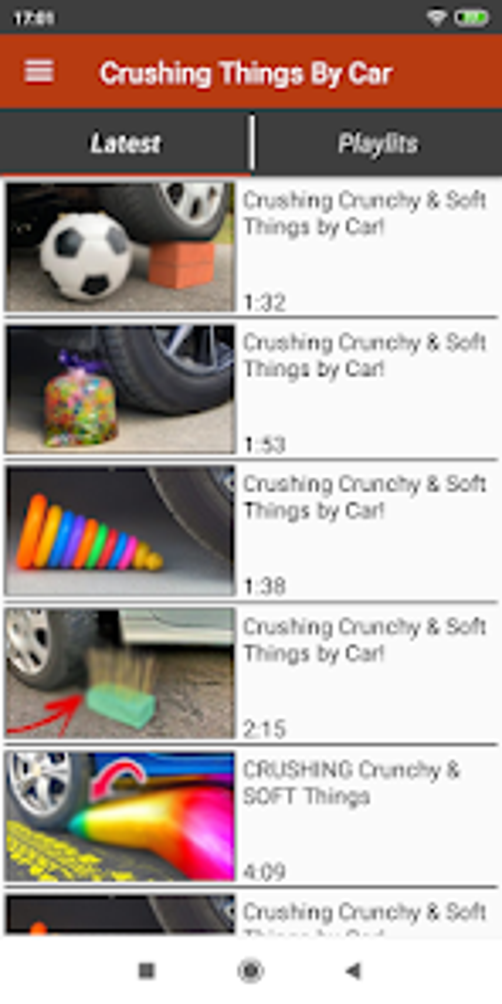 Crushing Things By Car Videos for Android - Download