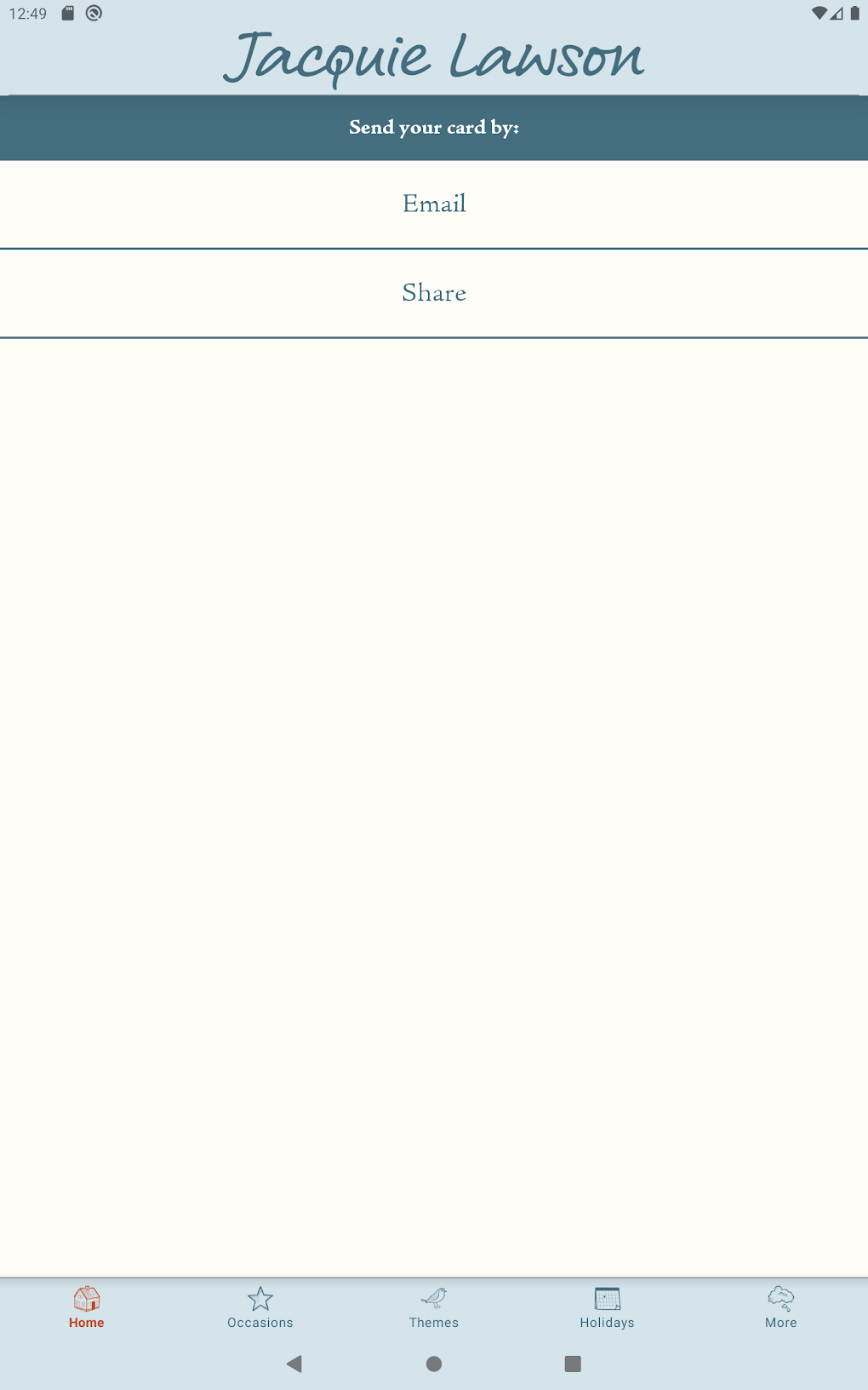 Jacquie Lawson Ecards for Android 無料・ダウンロード