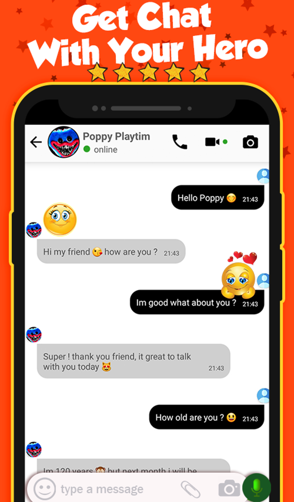 Call Poppy Playtime and squid для Android — Скачать