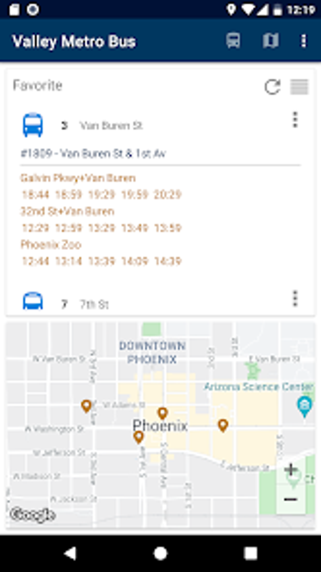 Valley Metro Bus Schedule Para Android Download