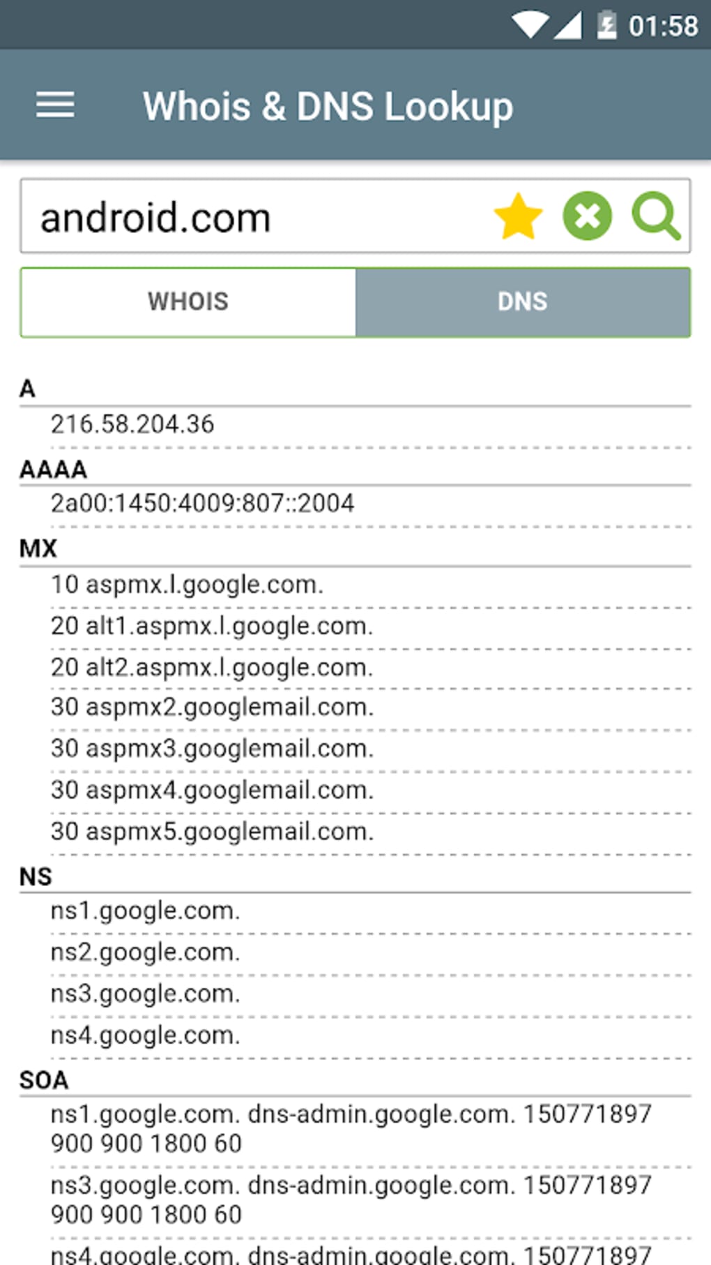 Whois & DNS Lookup - Domain/IP APK para Android
