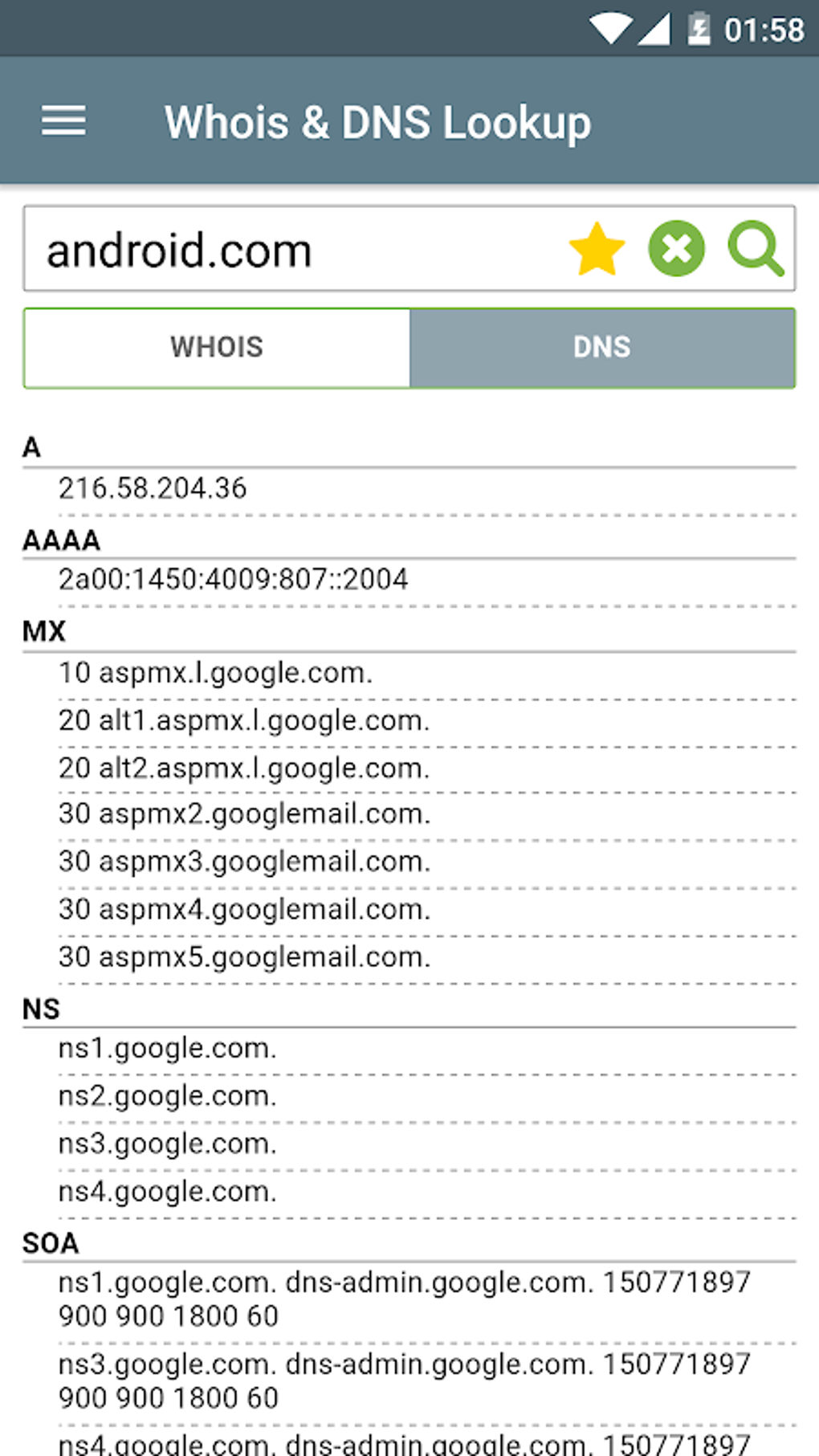 Aaaa record dns. DNS Lookup. WHOIS DNS.