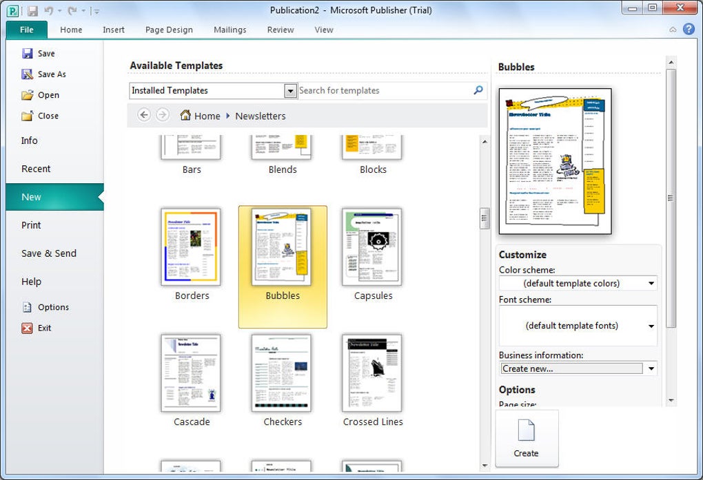 microsoft publisher 2010