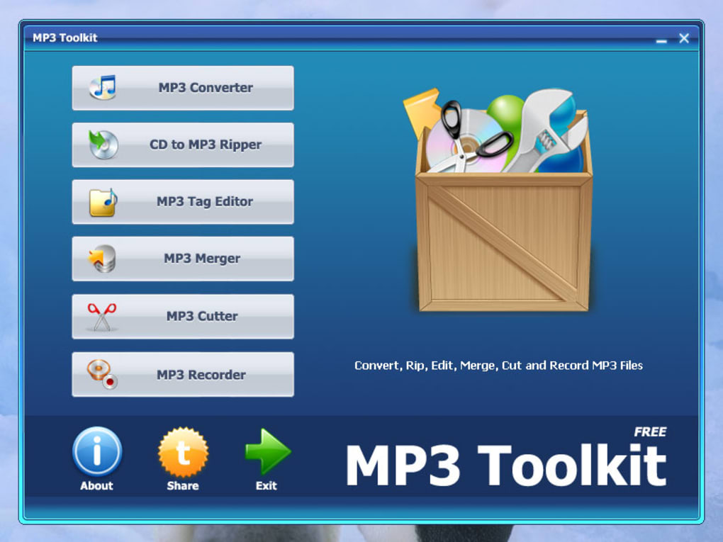 mp3 toolkit screenshots