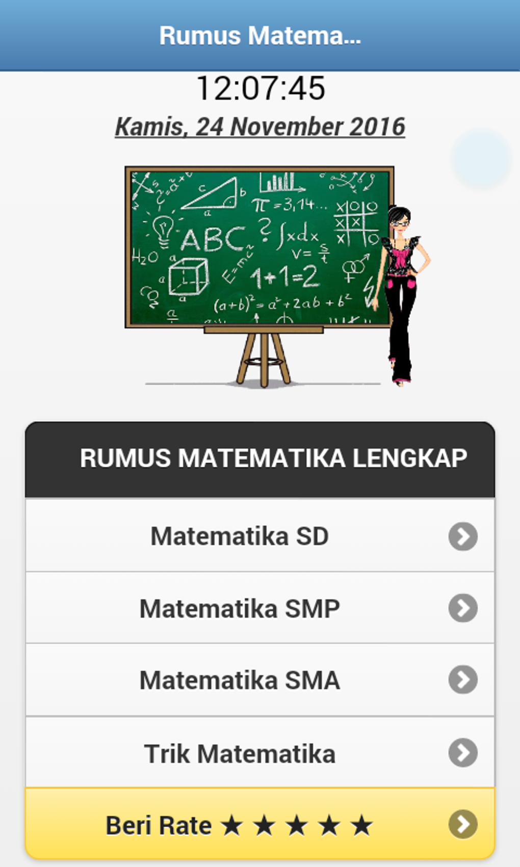 Rumus Matematika SD SMP SMA APK for Android - Download