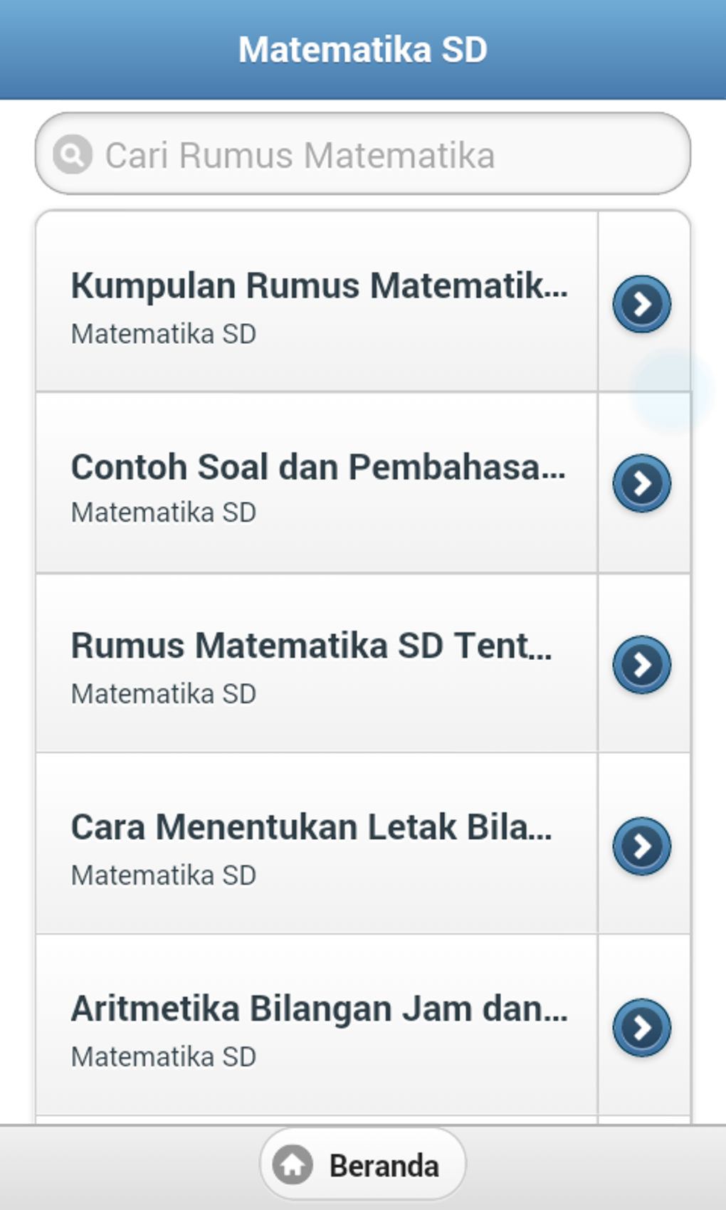 Rumus Matematika SD SMP SMA APK for Android - Download