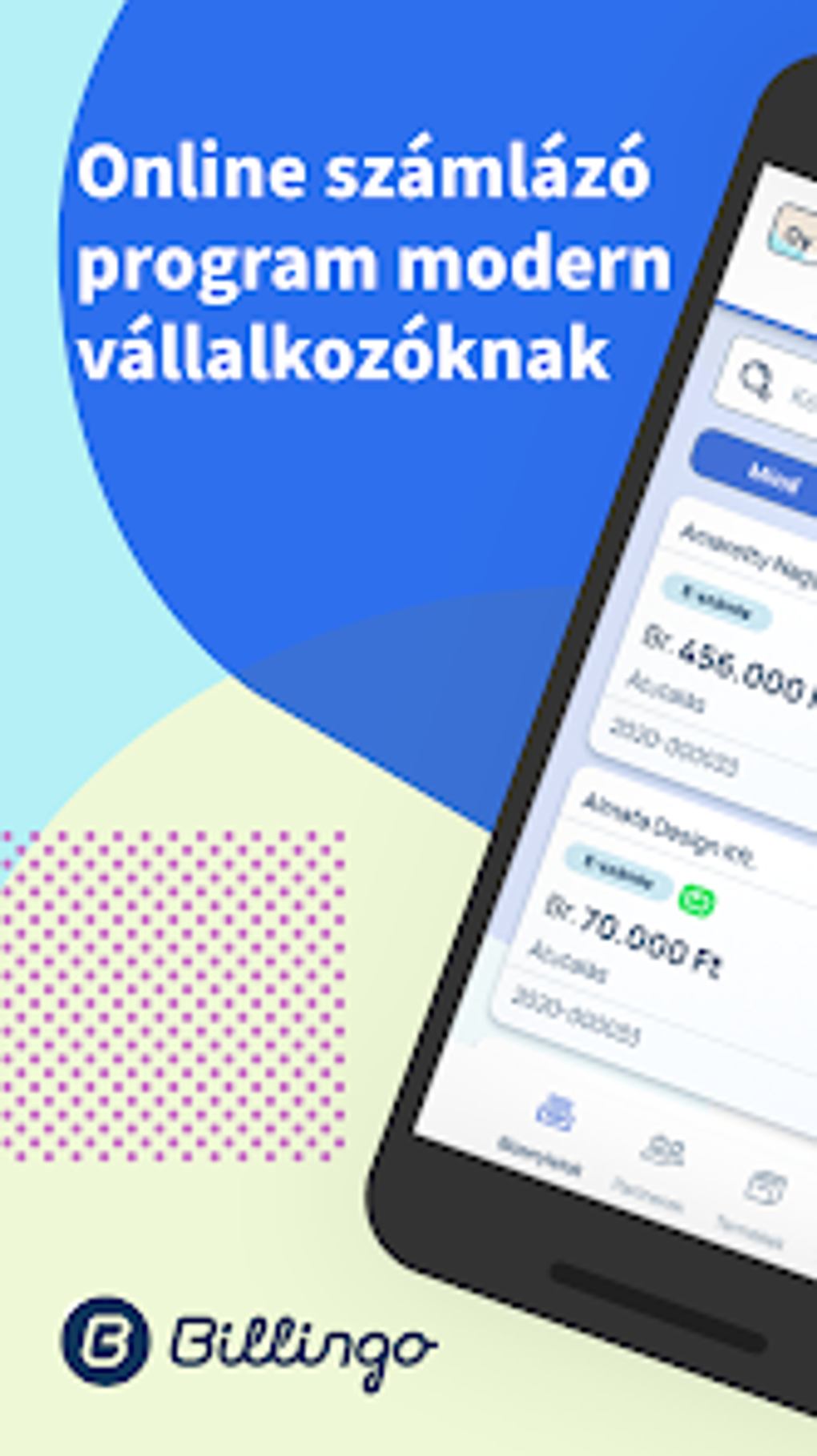 Billingo - Online számlázó для Android — Скачать