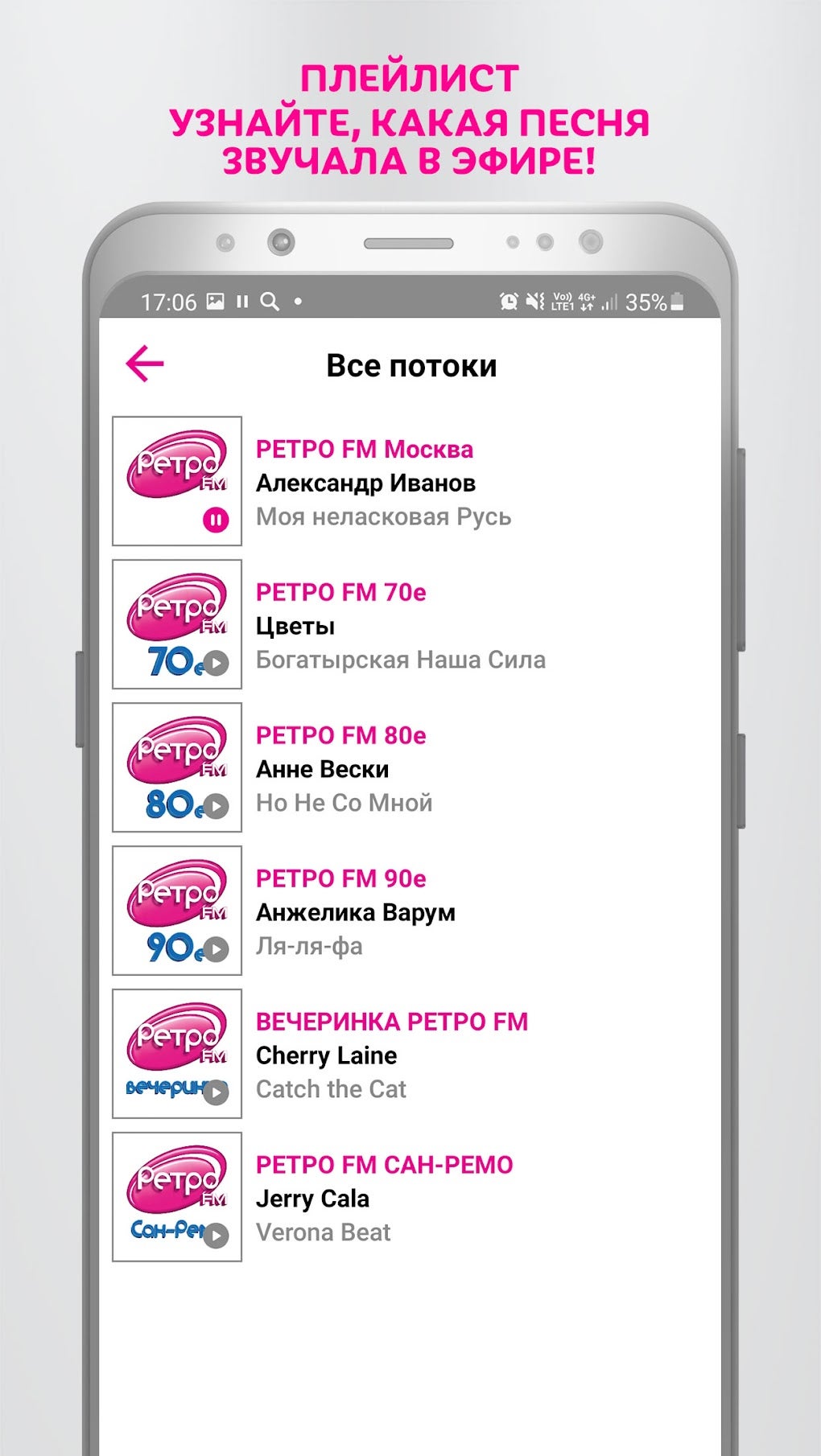 Ретро FM APK для Android — Скачать