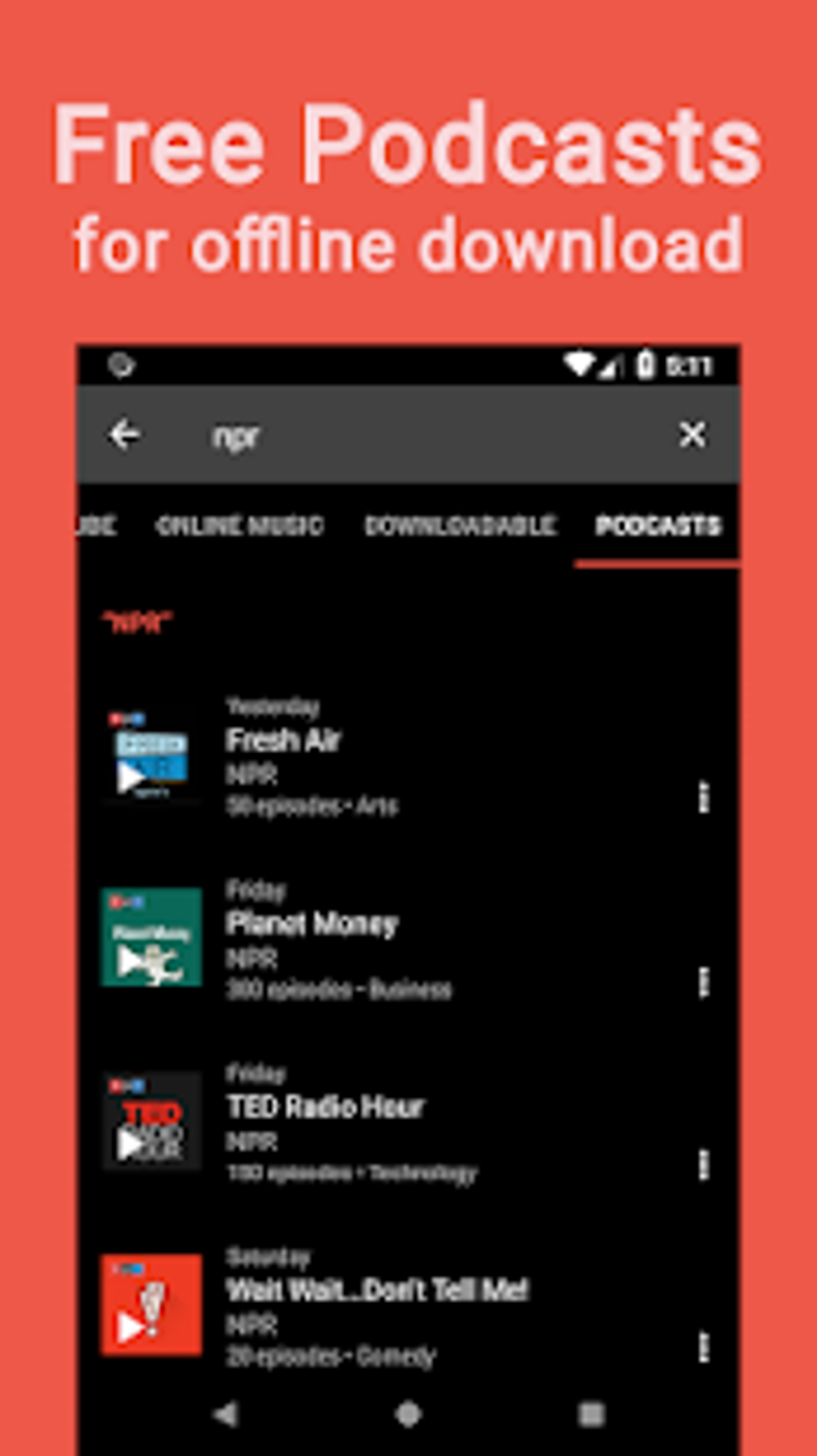 Free Offline Music Download for Android Download