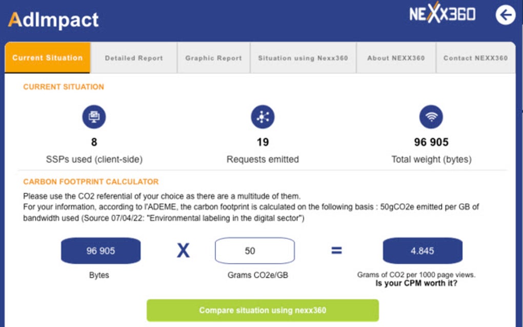 Nexx360 Ad Impact Tool for Google Chrome Extension Download