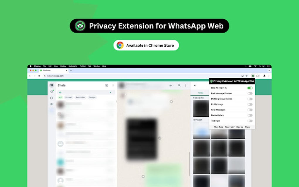 Privacy Extension For Whatsapp