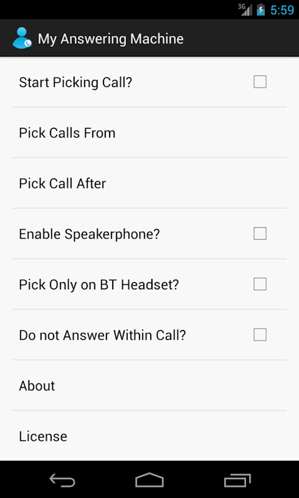 My Answering Machine APK для Android — Скачать