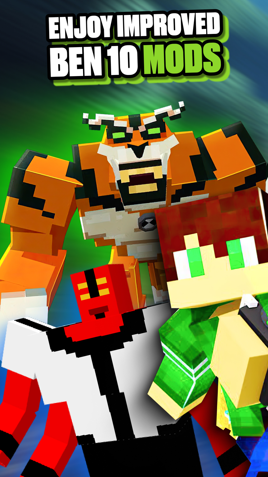 Ben 10 Mods for Minecraft PE لنظام iPhone - تنزيل