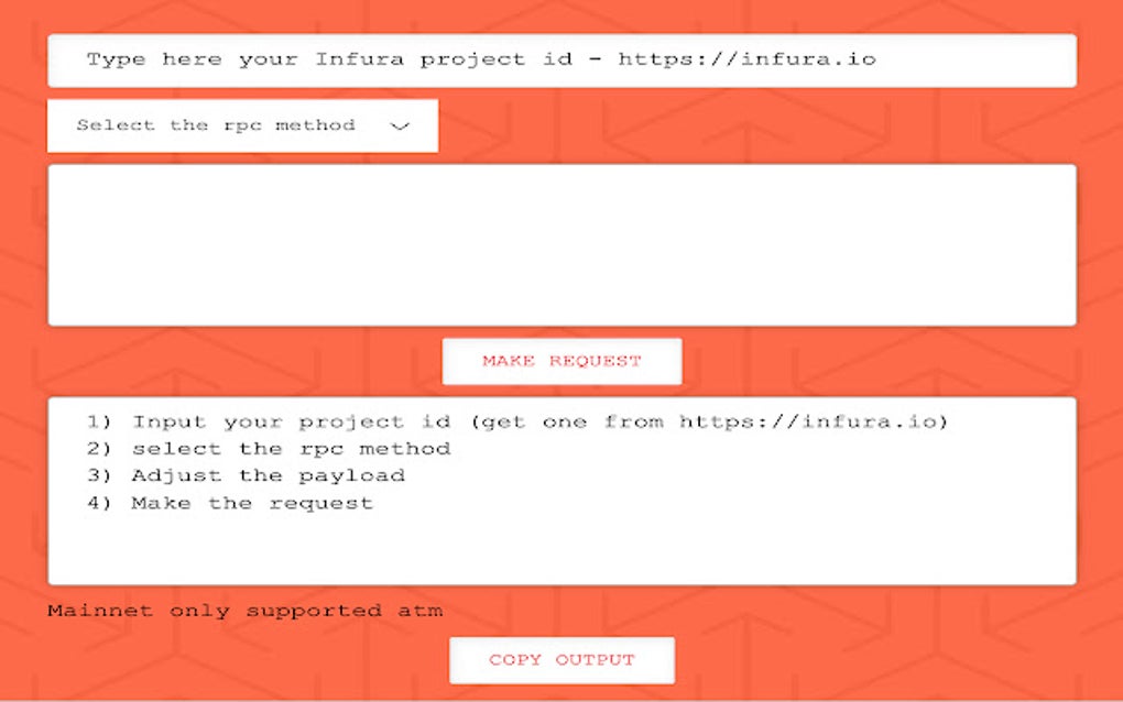 Infura RPC Client Google Chrome 용 - 확장 프로그램 다운로드