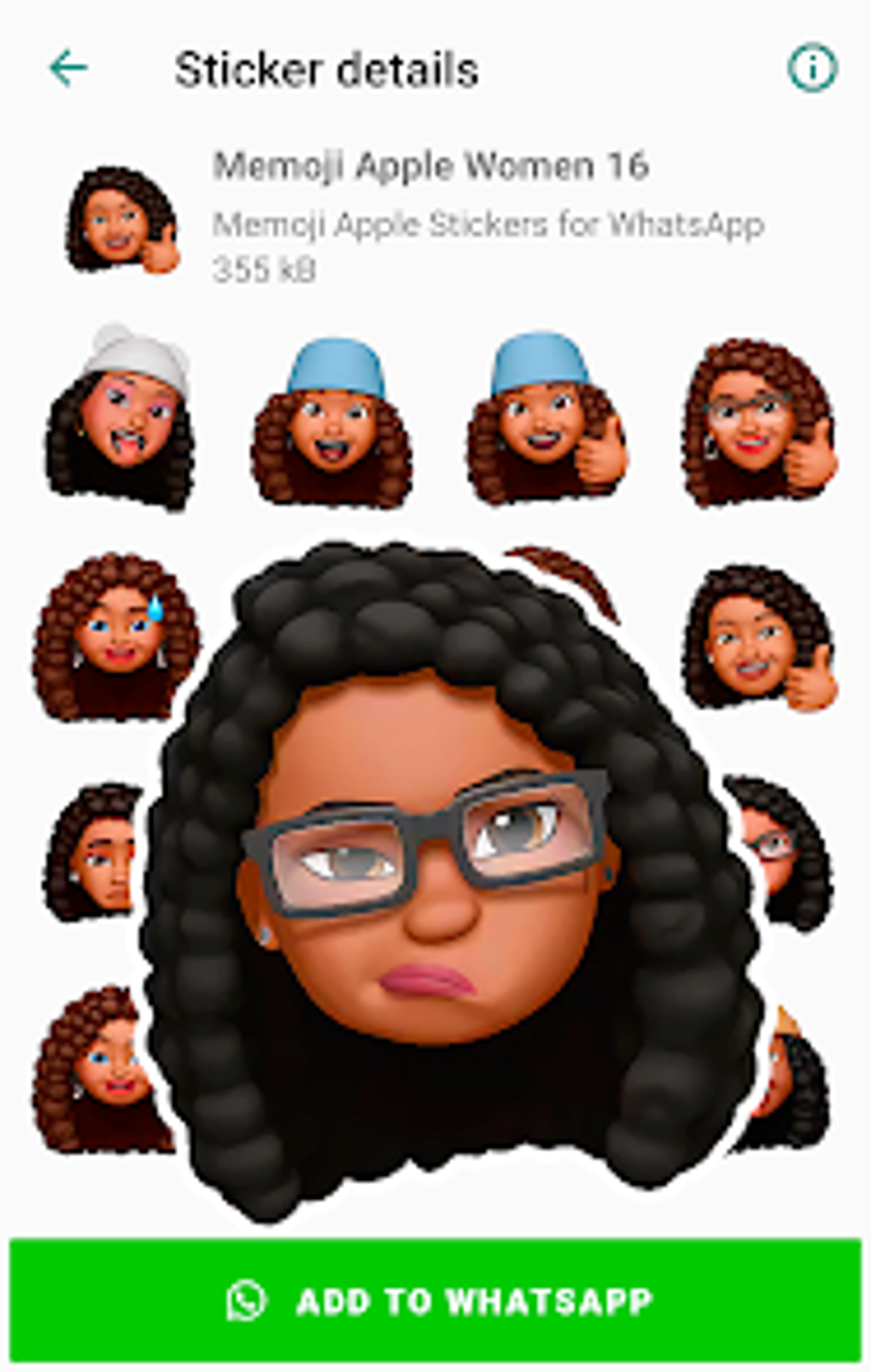 Black Emojis for Android لنظام Android تنزيل