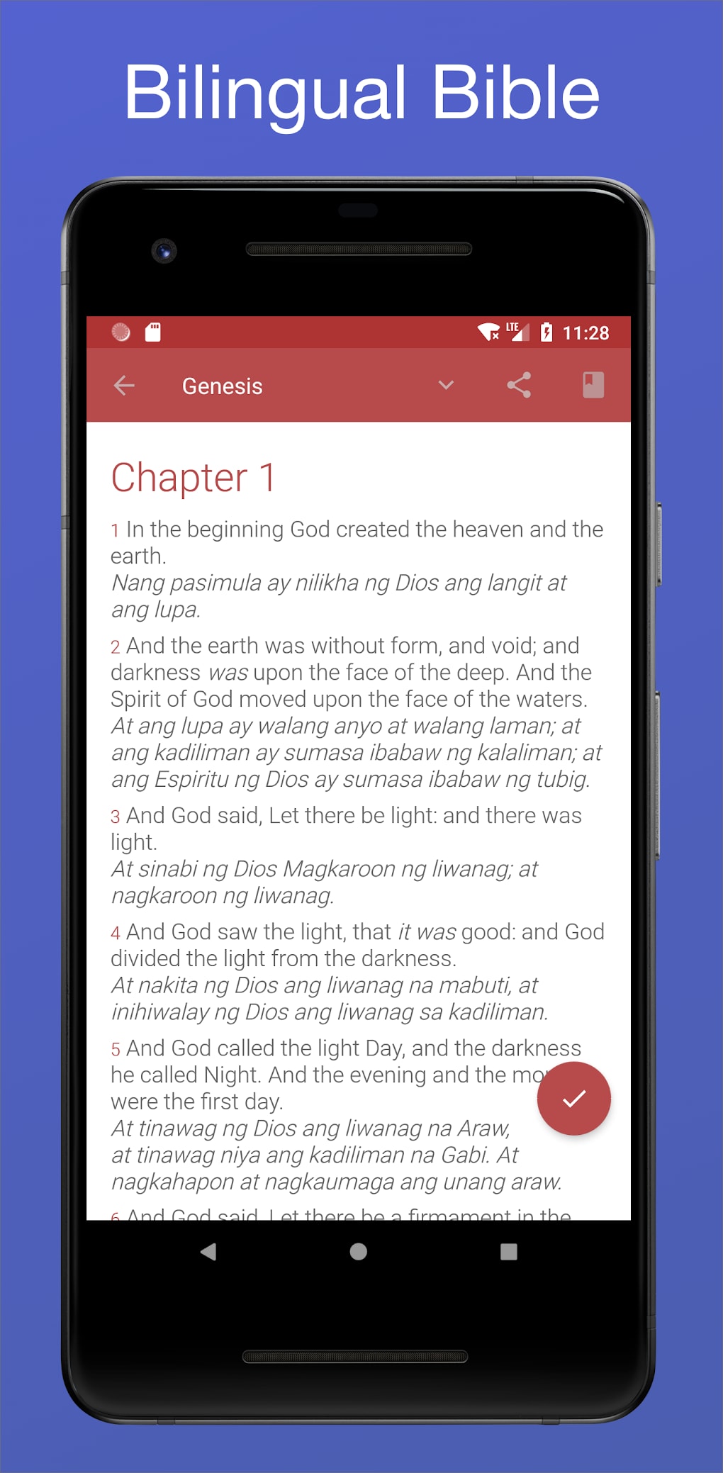 English Tagalog Bible para Android - Download
