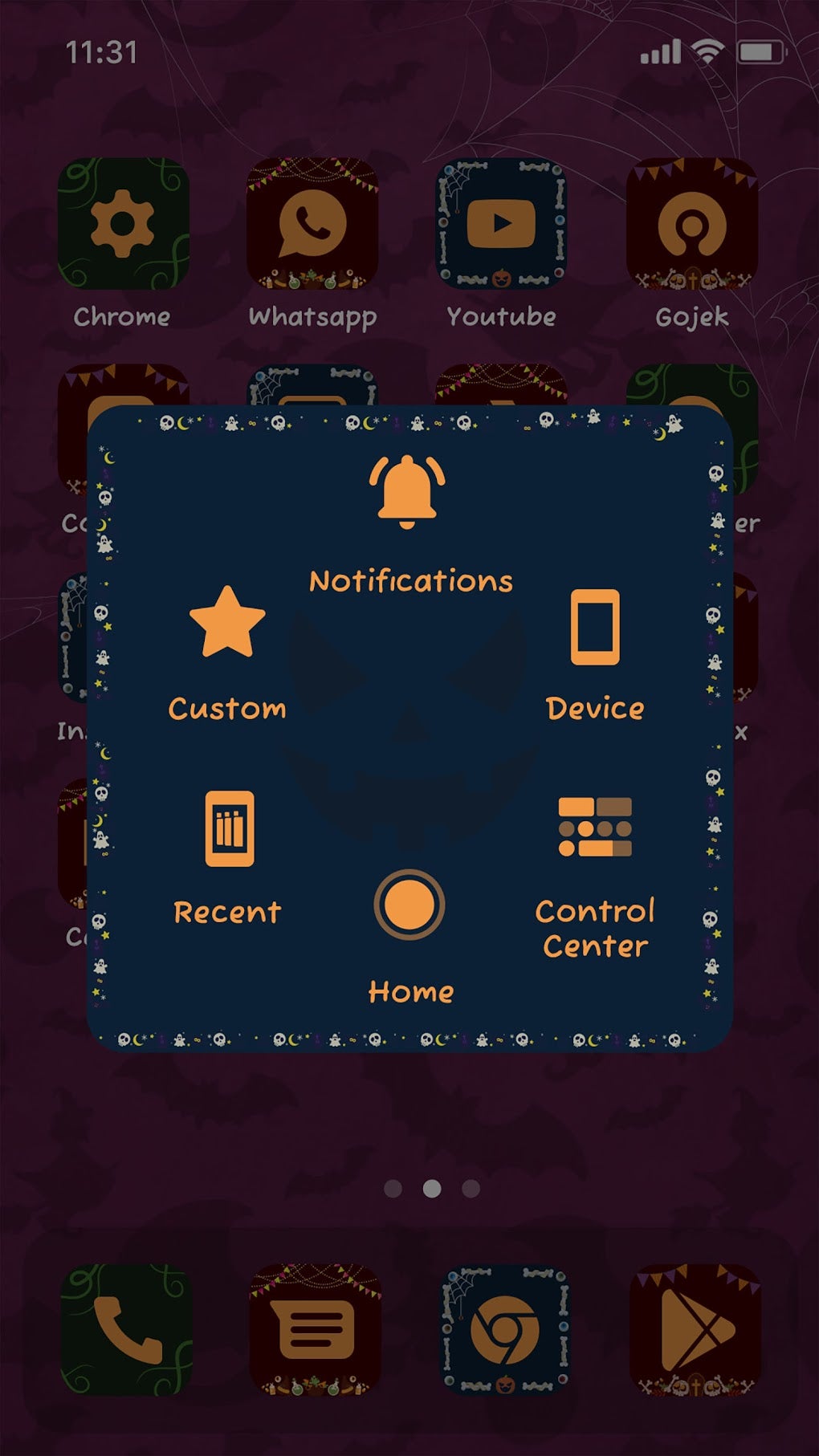 Wow Halloween Aesthetic Theme for Android - Download