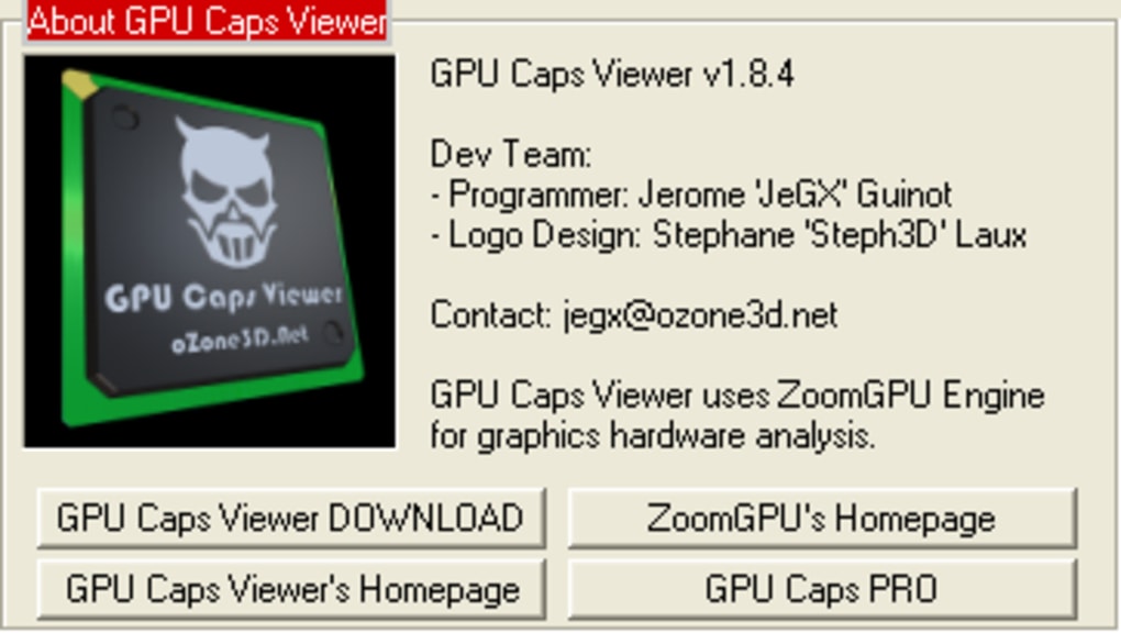 gpu caps viewer windows 7