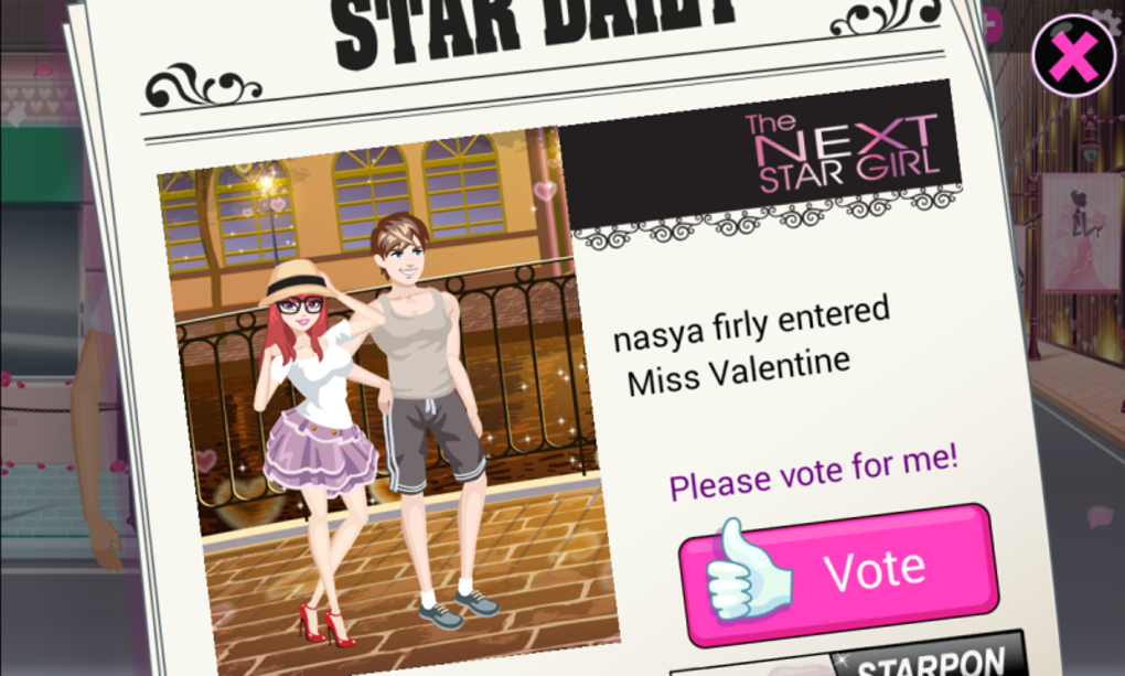 Star Girl: Valentine Hearts::Appstore for Android