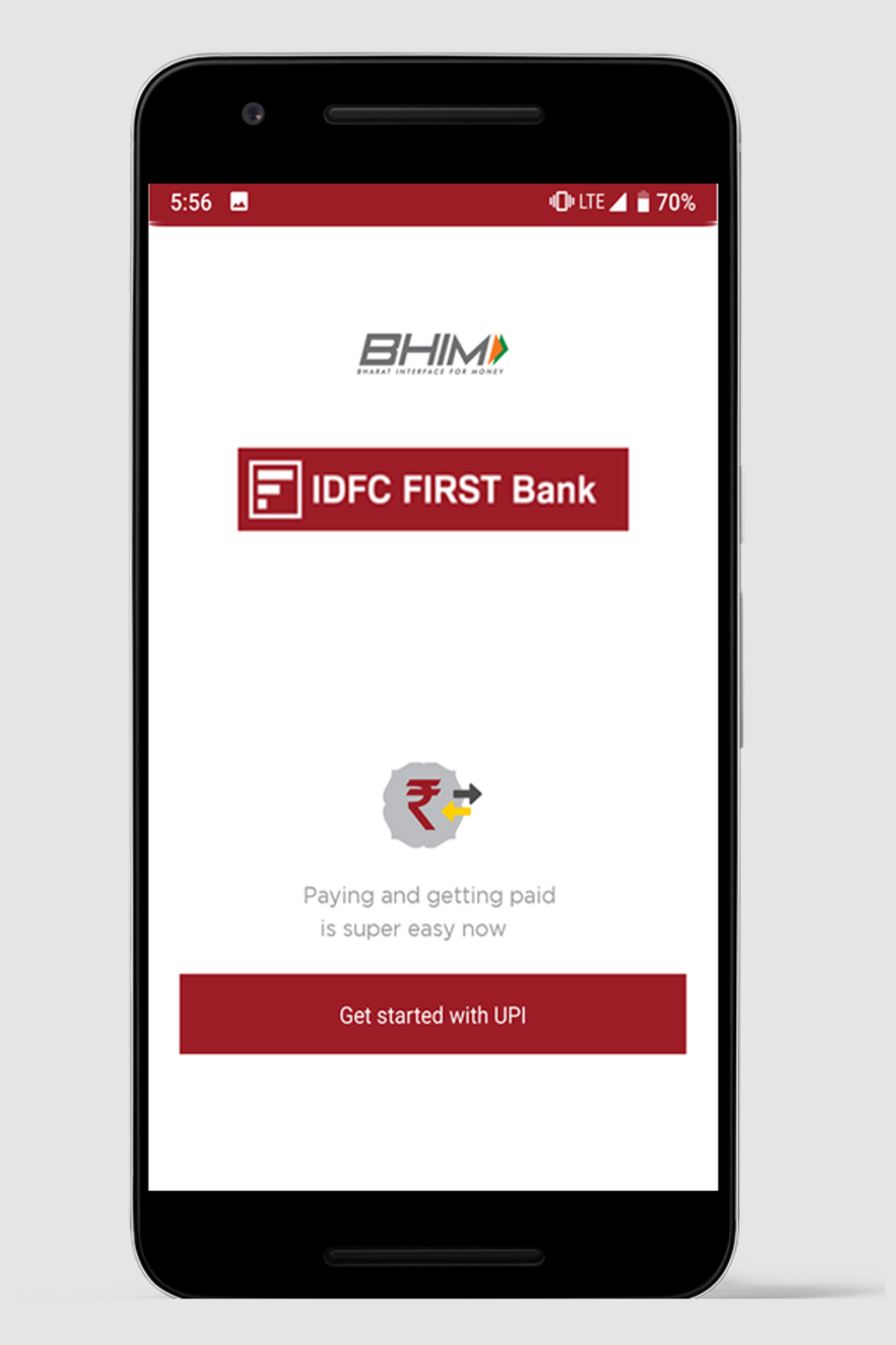BHIM IDFC FIRST Bank UPI App For Android 