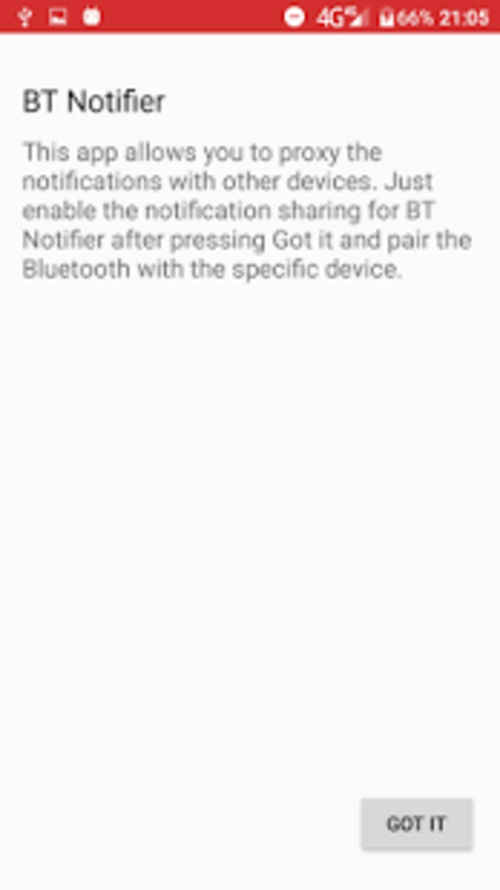 bt notification app