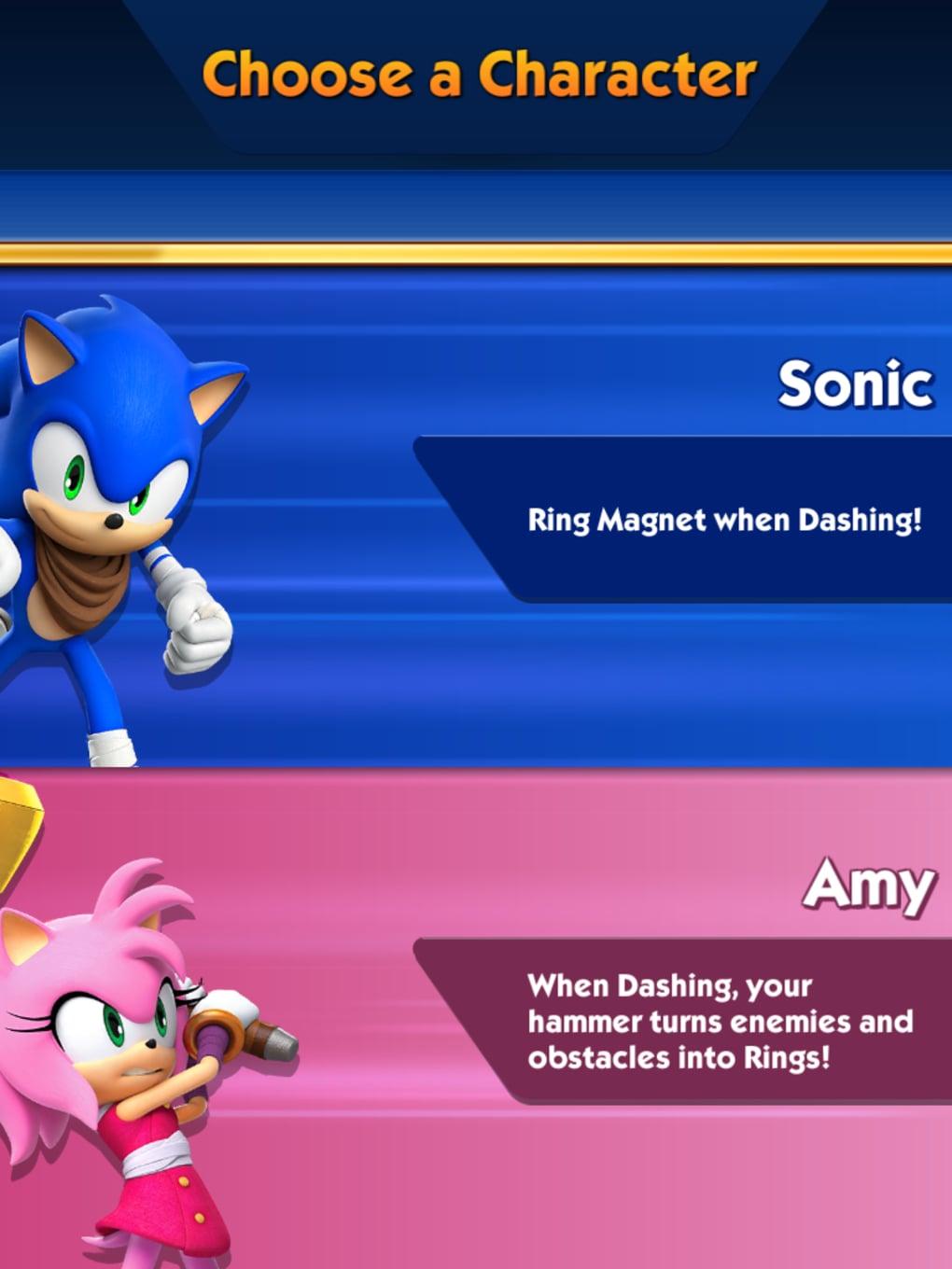 Sonic Dash 2: Sonic Boom (iOS) - Amy + Sticks Gameplay 