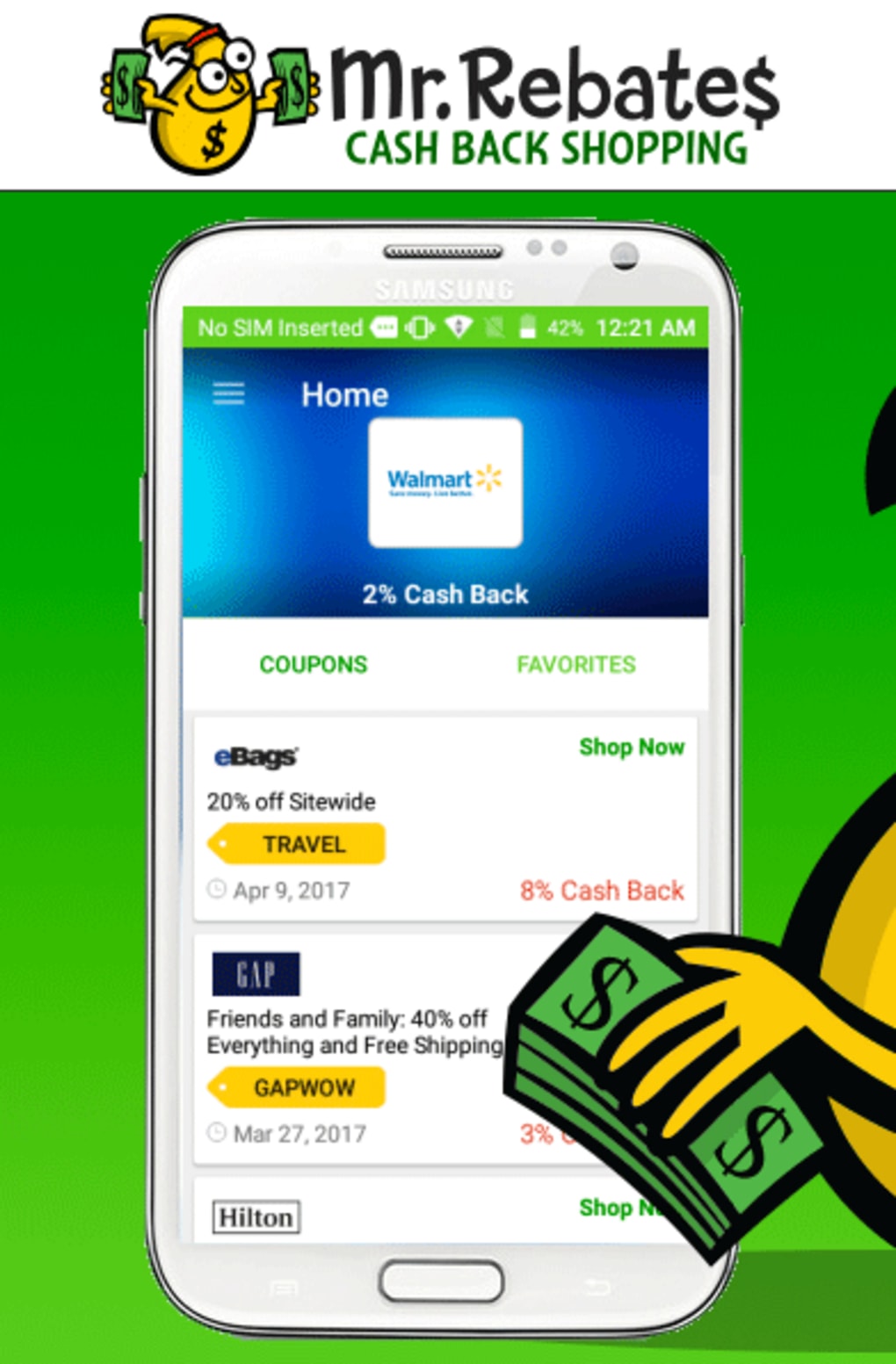 Mr Rebates Cash Back Savings APK Para Android Download