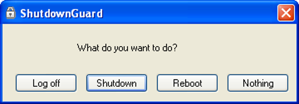 shutdownguard windows 7