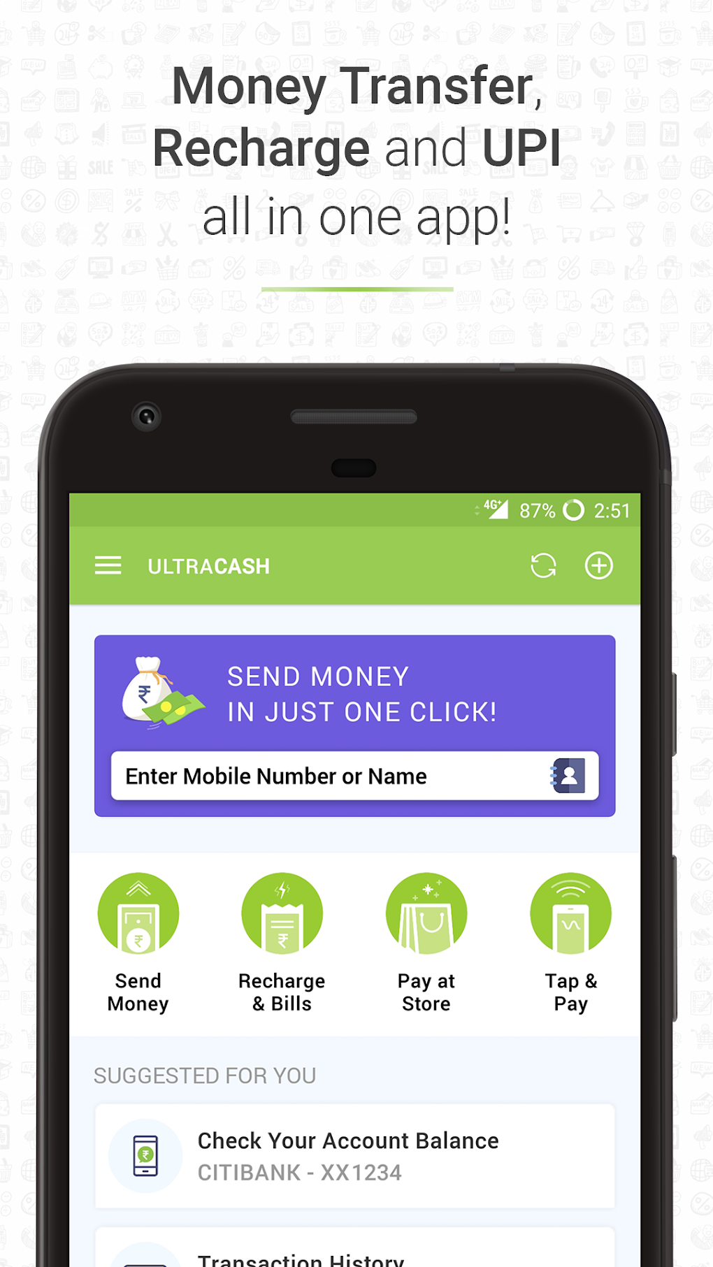 Money Transfer BHIM UPI для Android — Скачать