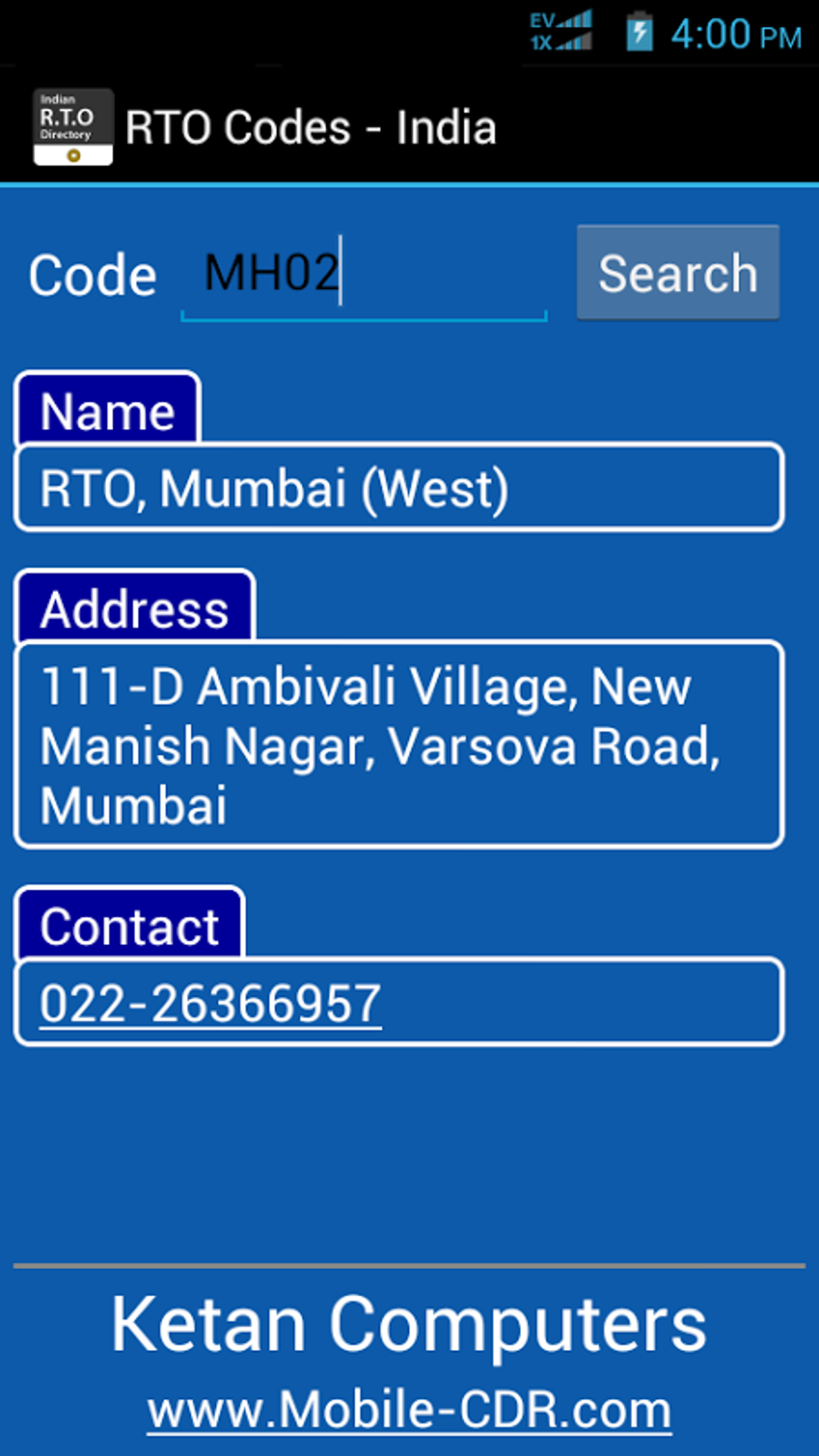 RTO Directory (India) APK For Android - Download