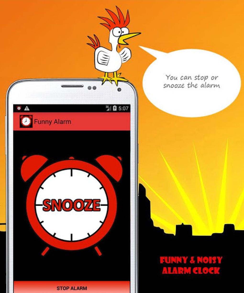 Funny & Noisy Alarm Clock APK для Android — Скачать